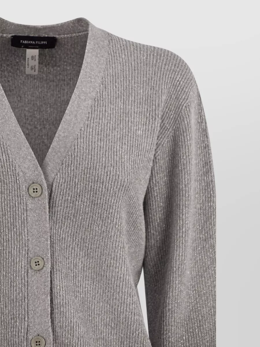 Fabiana Filippi Ribbed Cardigan