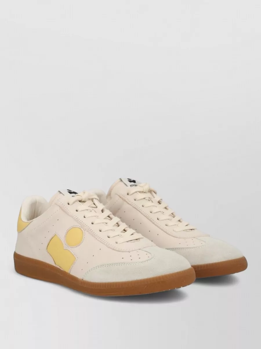 Isabel Marant Leather Low-Top Sneakers