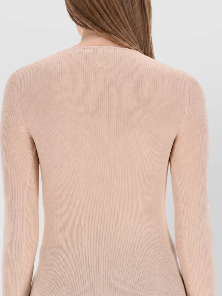 Chloé Ribbed Wool Knit Top