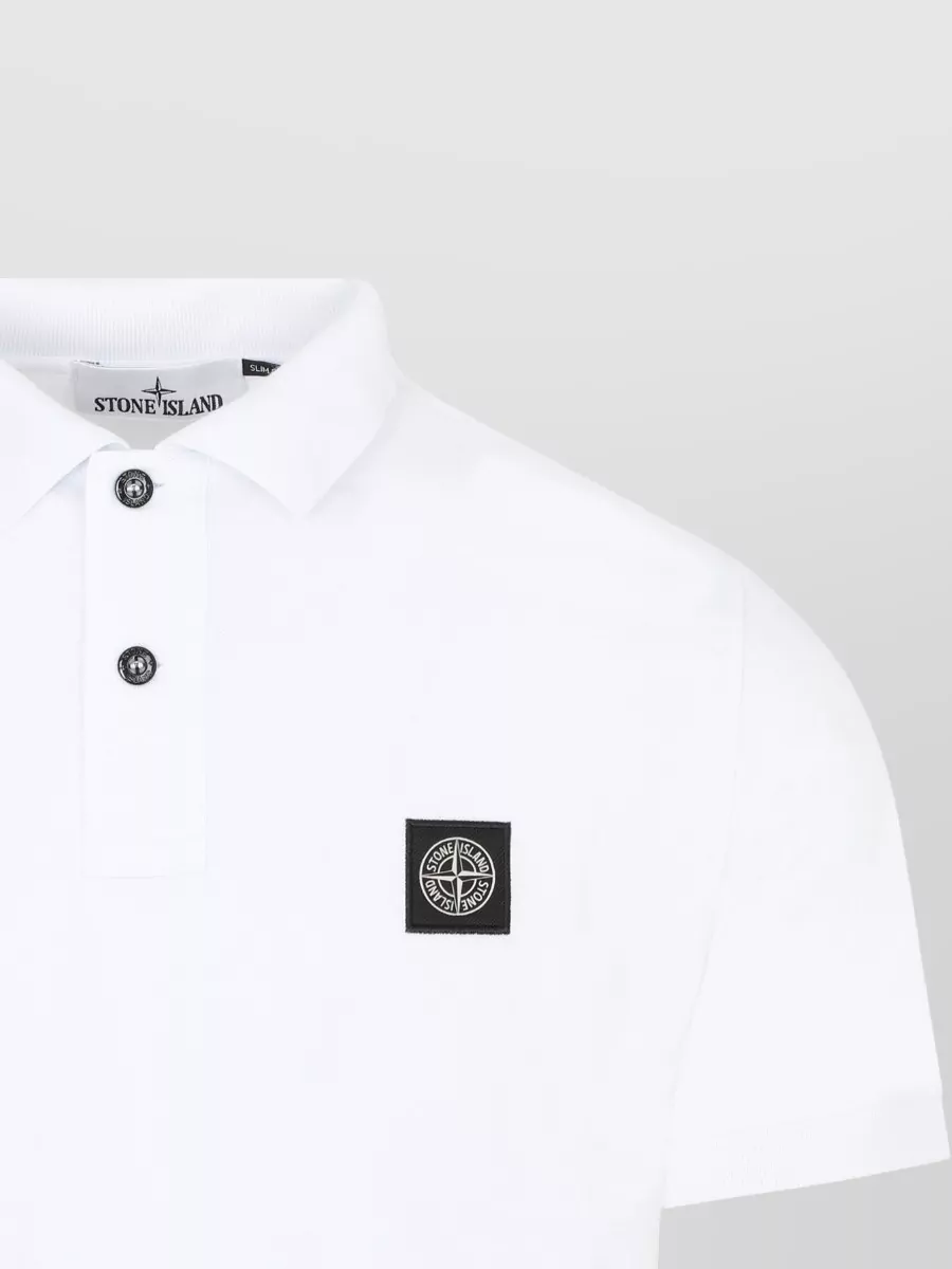 Stone Island Cotton Polo Regular Fit Short Sleeves
