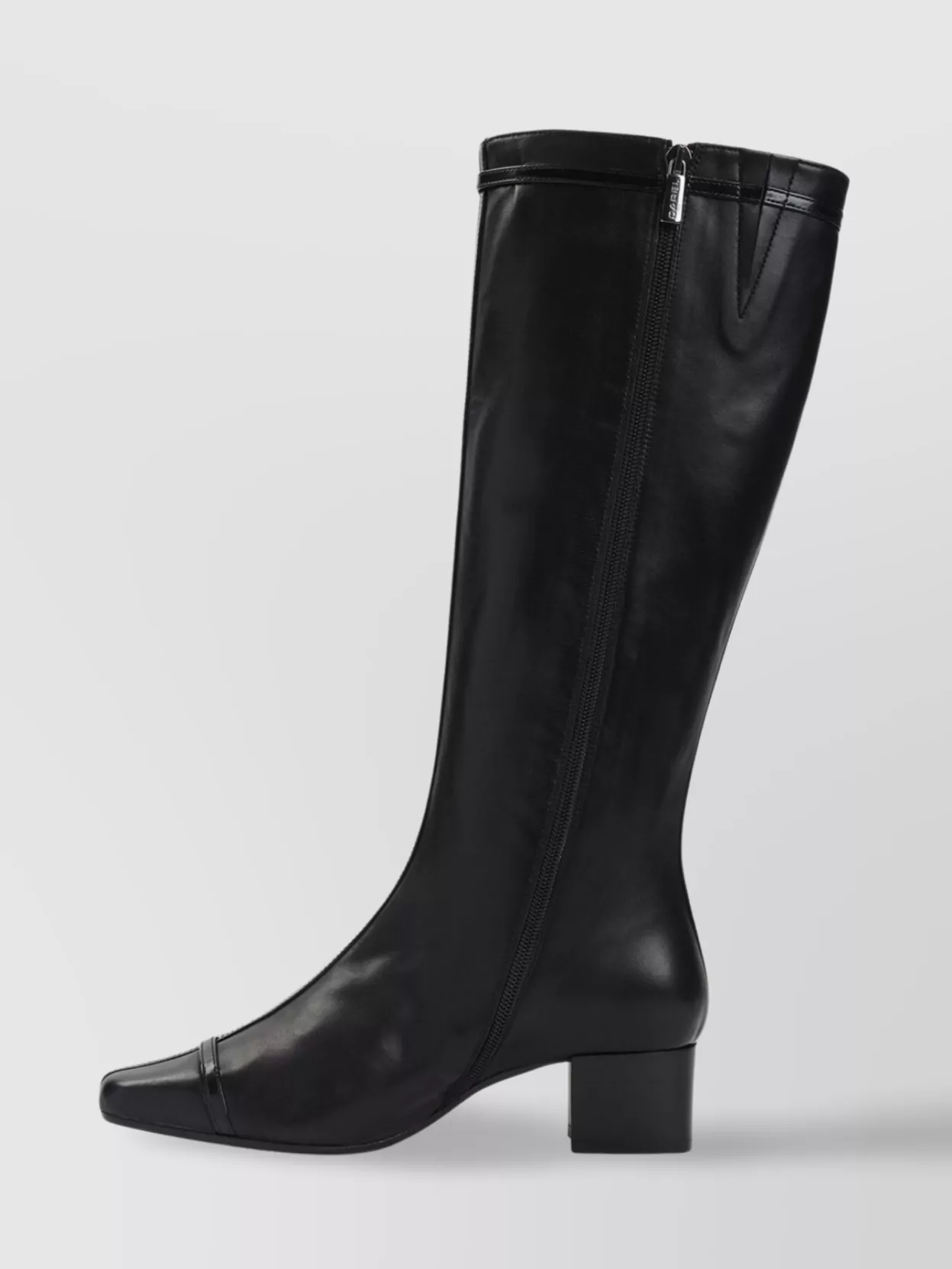 Carel Block Heel Buckle Knee-High Boots