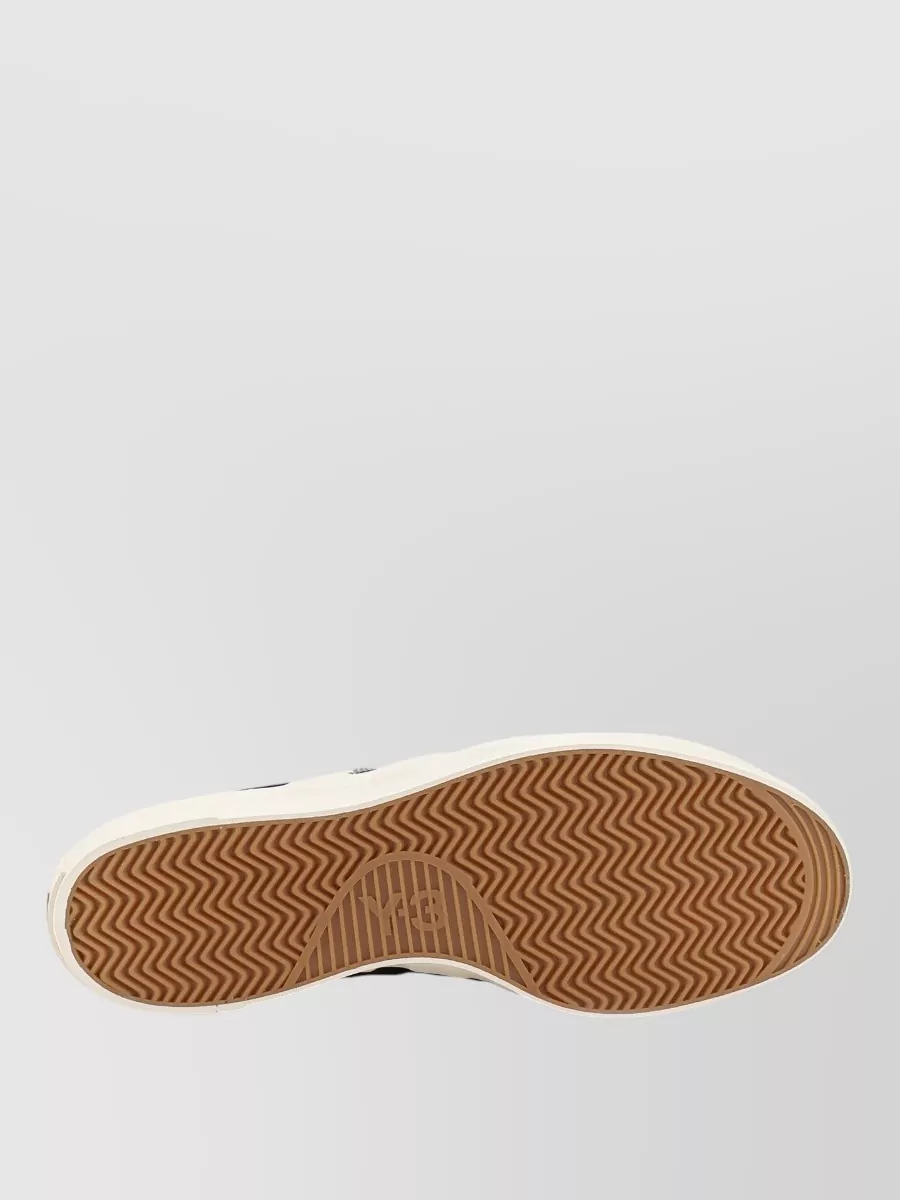 Y-3 Canvas Lace-Up Sneakers