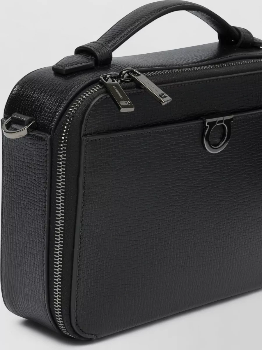 Ferragamo Leather Small Crossbody Bag