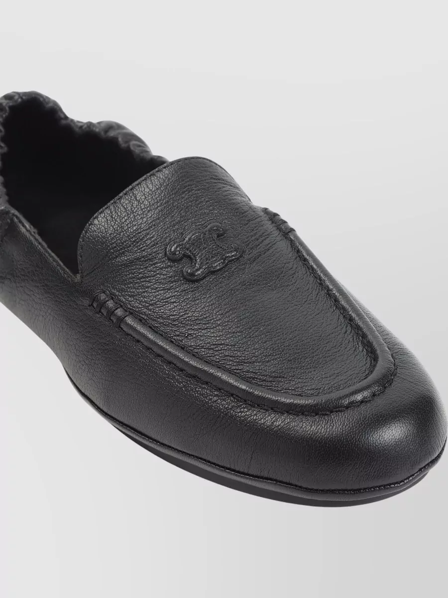 Celine Triomphe Loafer Elasticated Heel Round Toe
