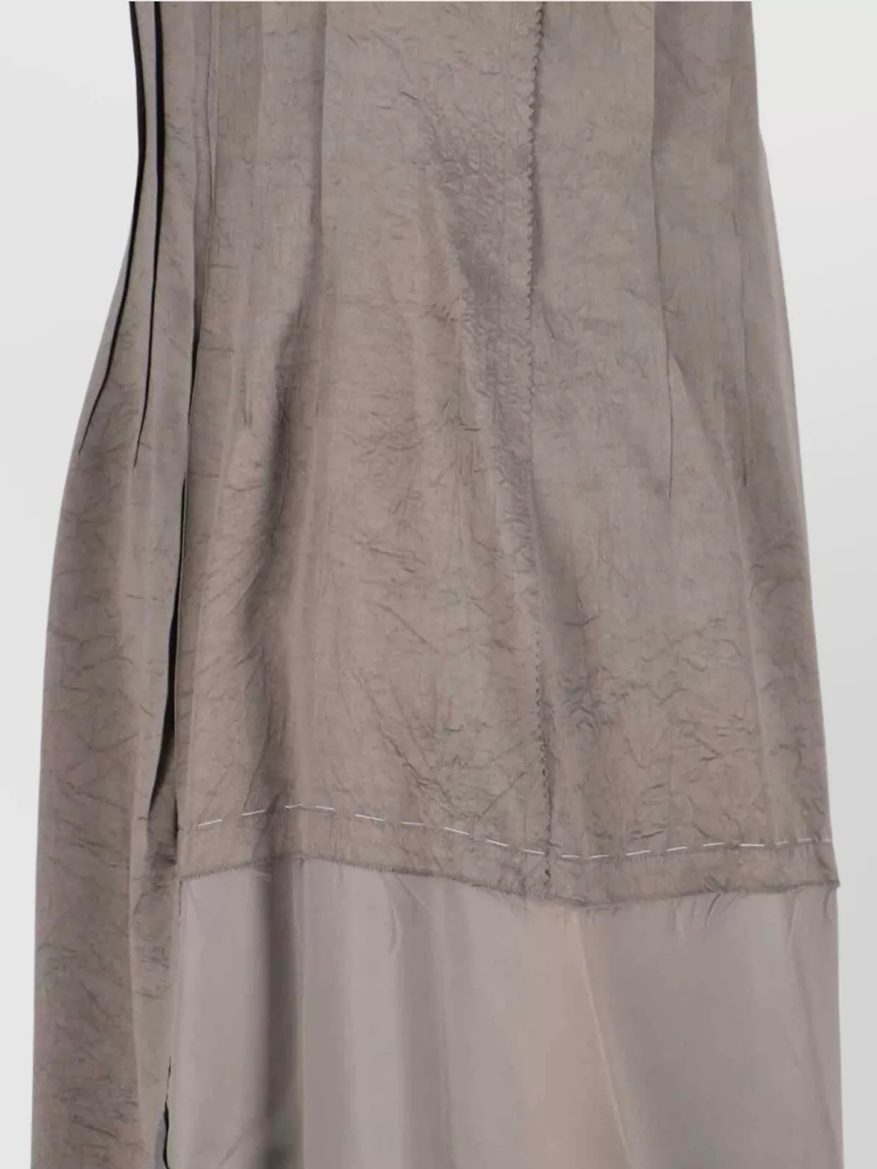 Maison Margiela Sleeveless Asymmetric Hem Textured Dress
