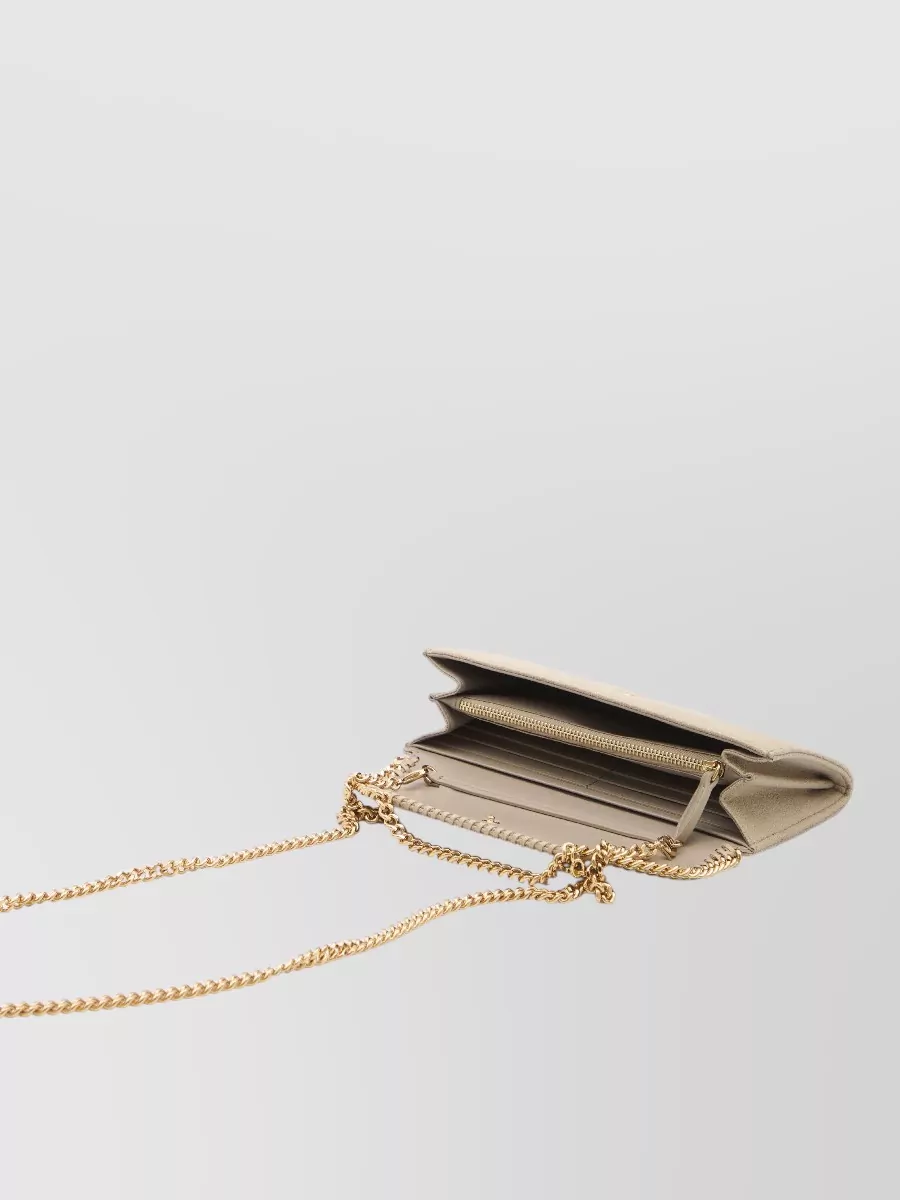 Stella Mccartney Falabella Wallet On Chain Gold Strap