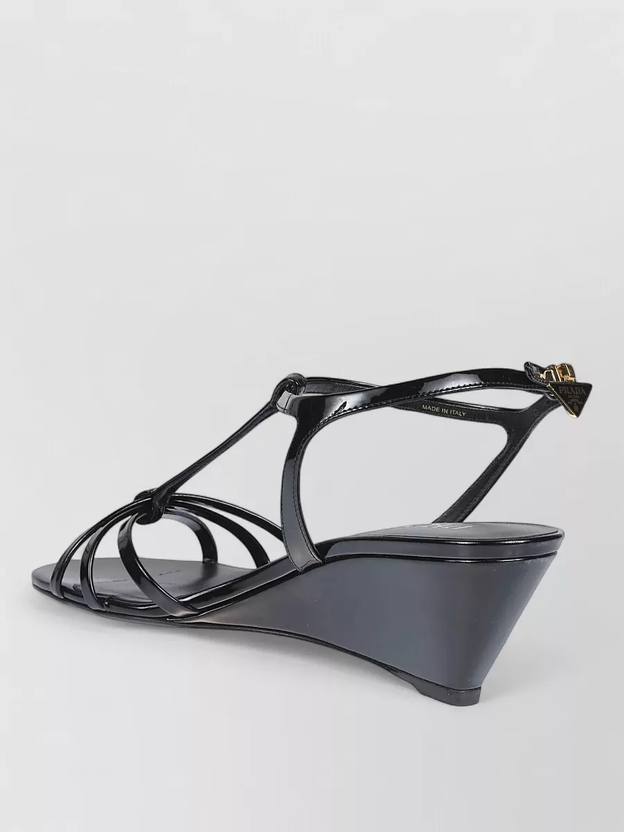 Prada Patent Leather Sandals