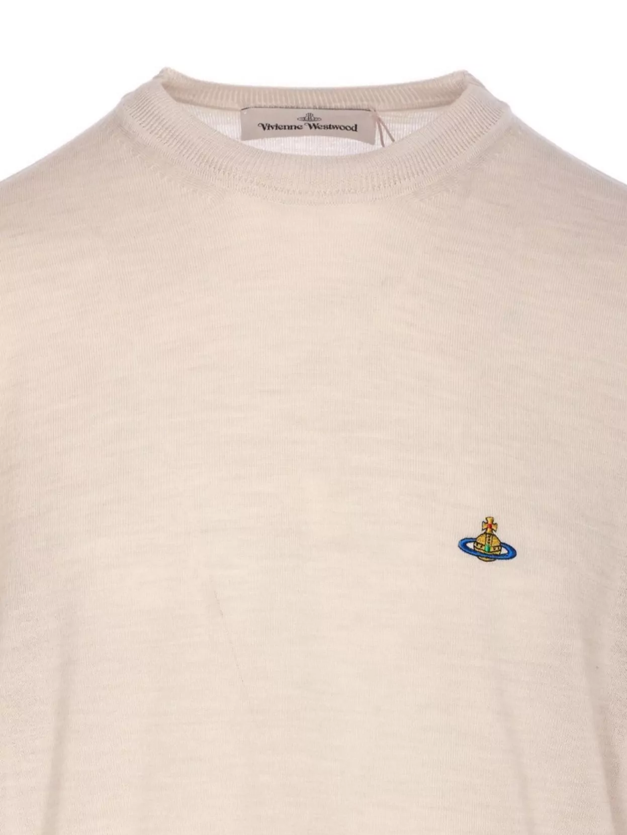 Vivienne Westwood Ribbed Crewneck Sweater Long Sleeves