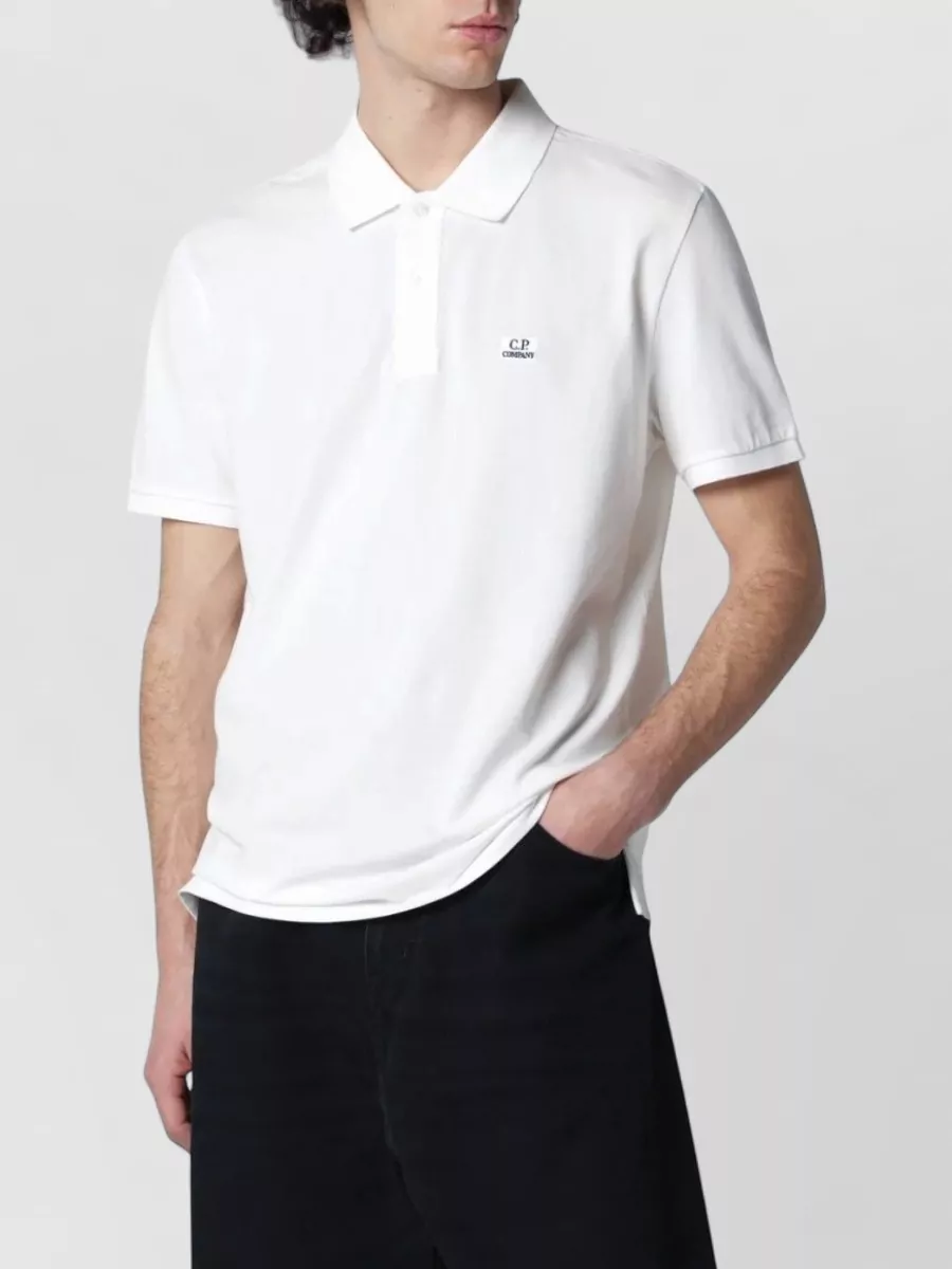 C.P. Company stretch piqué polo shirt