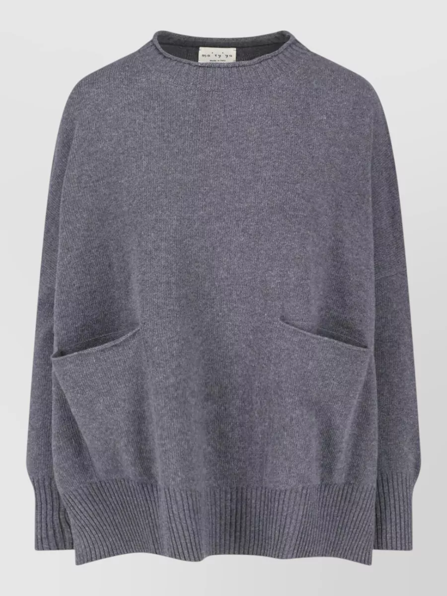 Ma'ry'ya cashmere blend crewneck sweater
