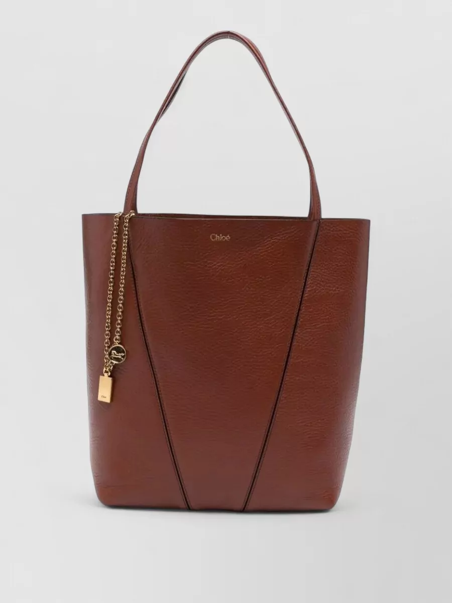 Chloé chloé spin leather shoulder bag