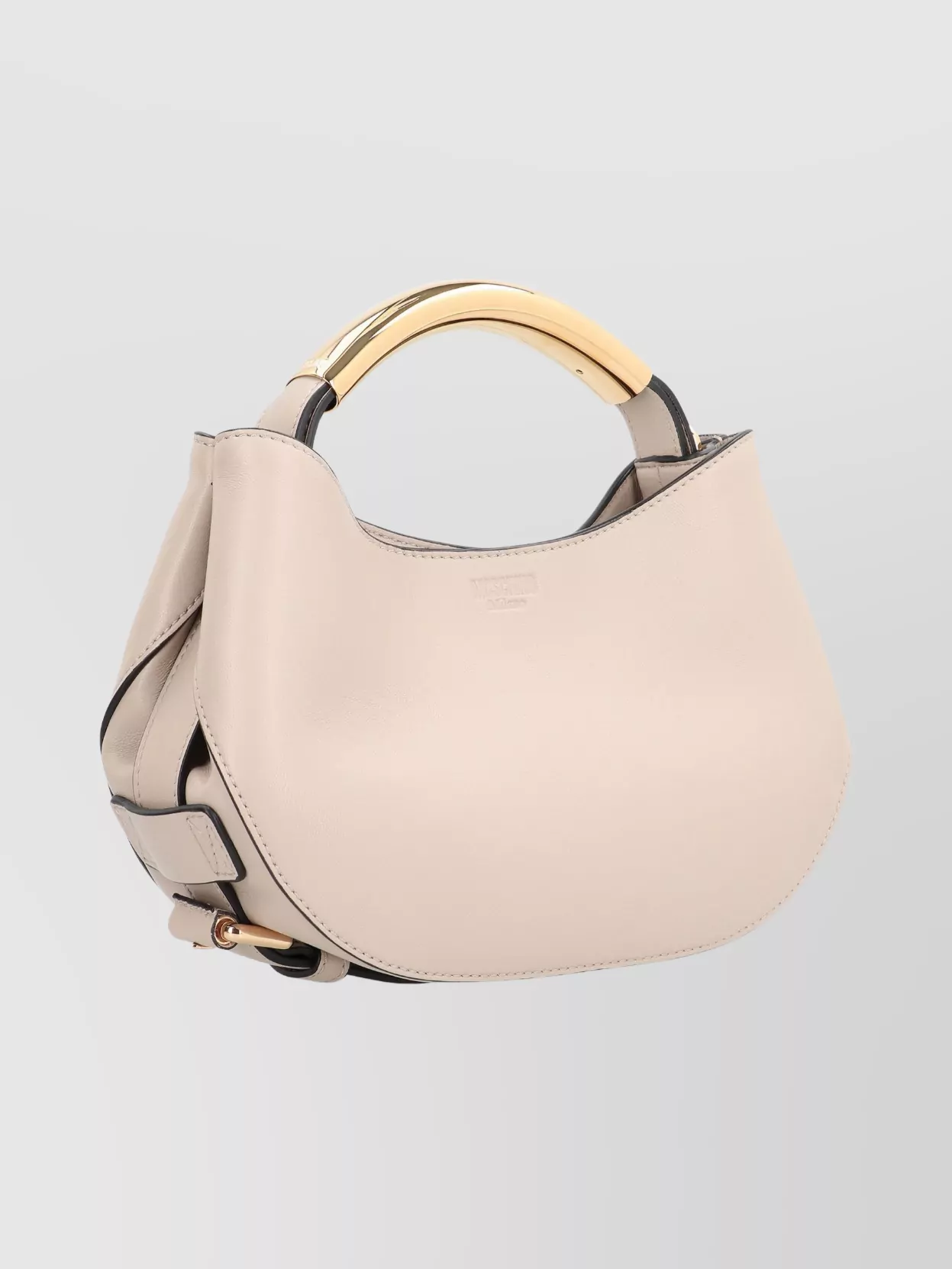 Moschino Leather Shoulder Bag Adjustable Strap