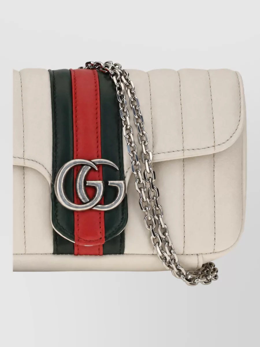 Gucci Gg Marmont Small Leather Clutch Bag