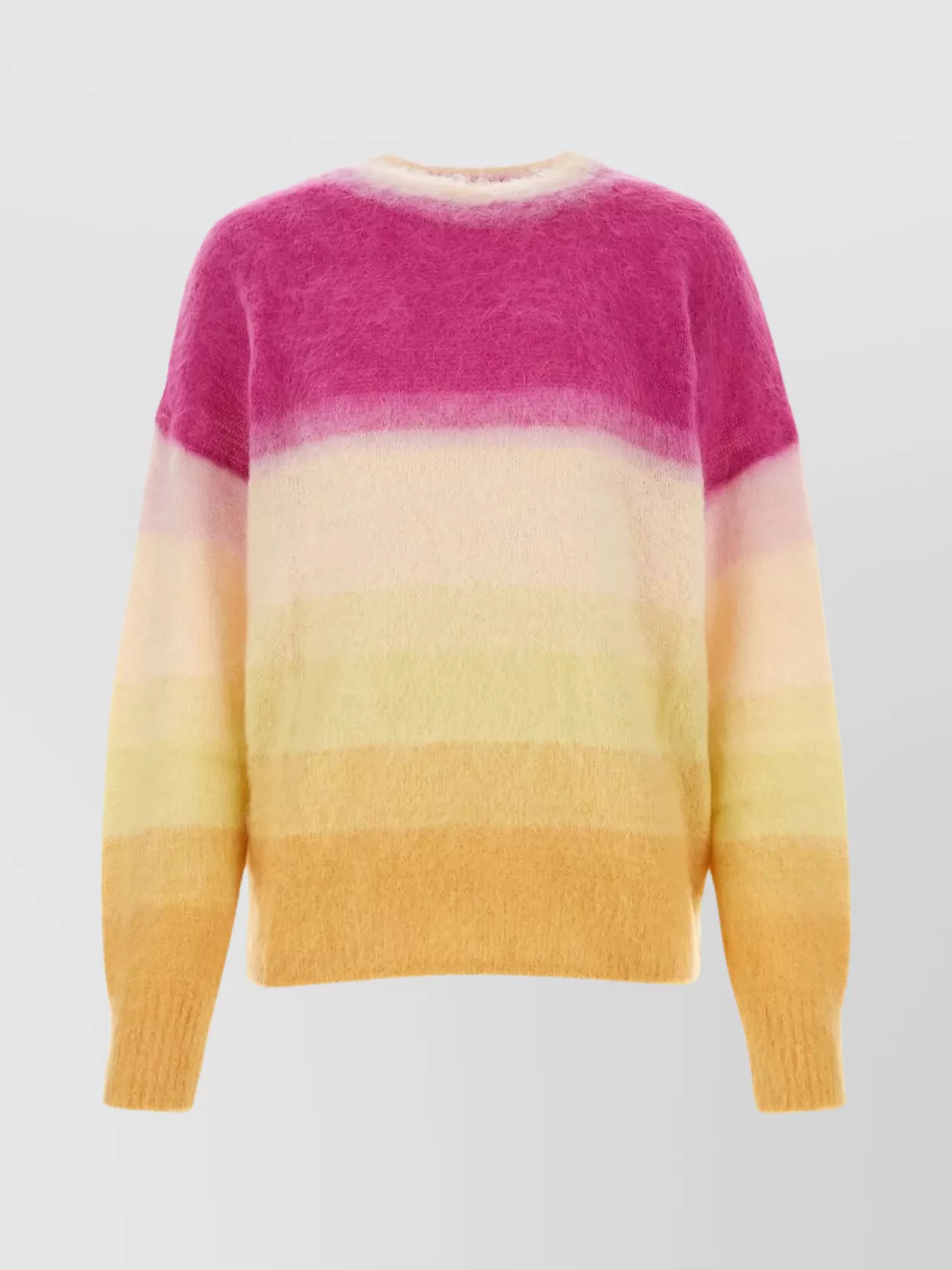 Shop Isabel Marant Étoile Oversized Drussell Sweater In Multicolor Mohair Blend