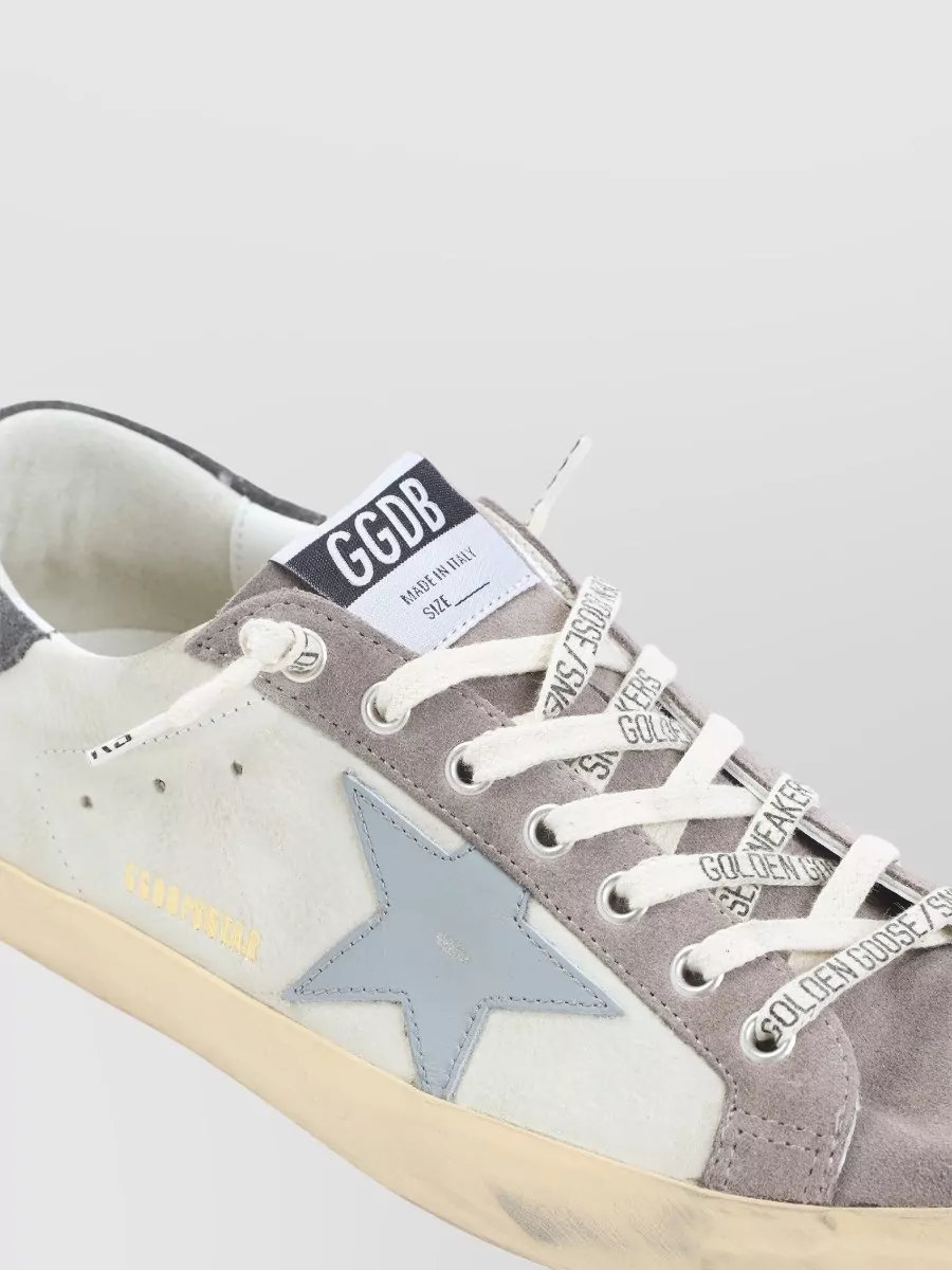 Golden Goose Leather Low-Top Sneakers