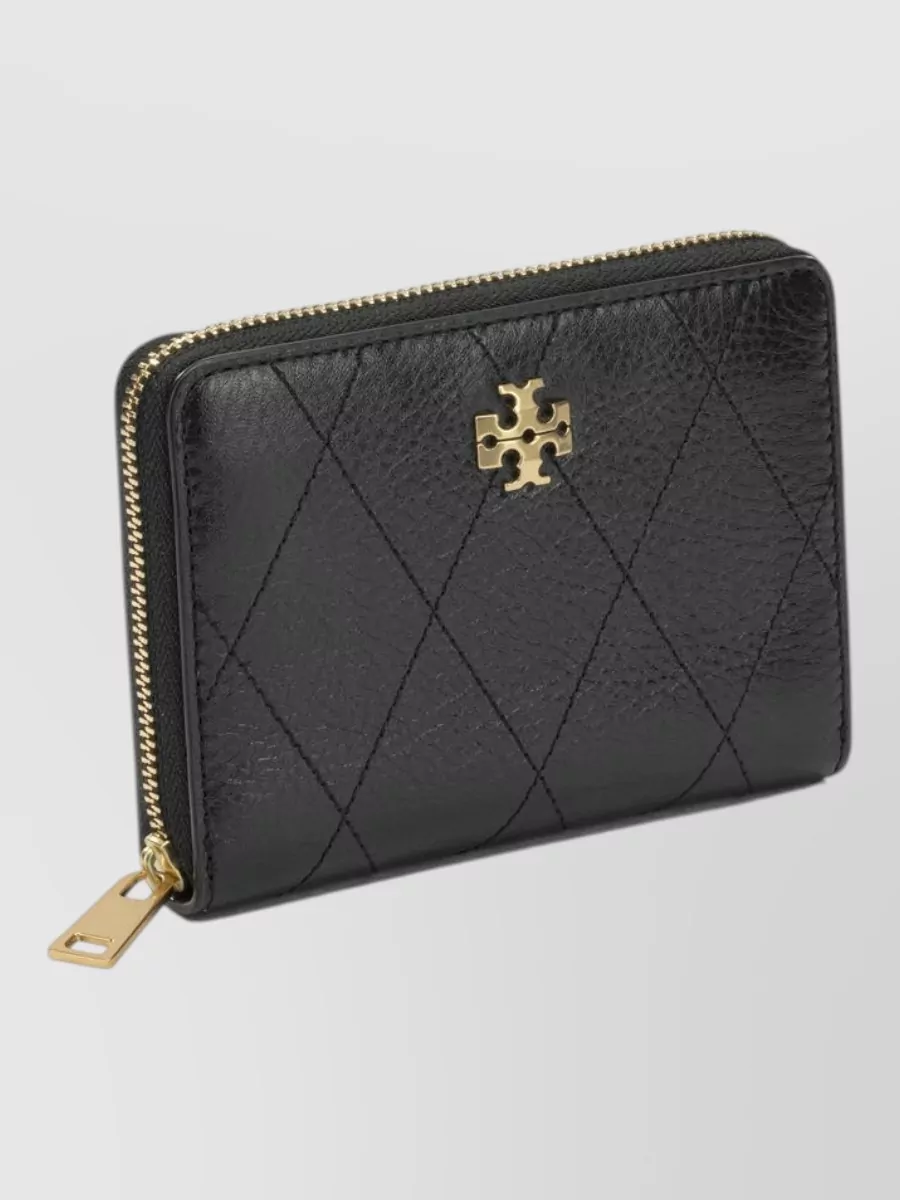 Tory Burch quilted leather zip wallet