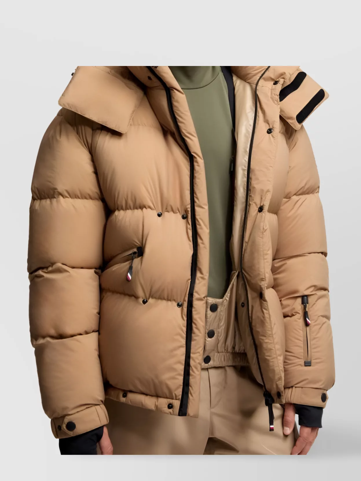 Moncler Coraia Hooded Ski Jacket