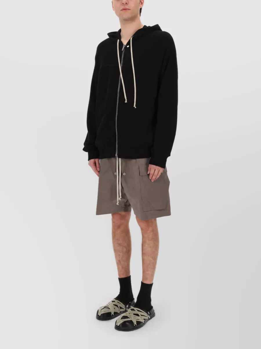 Rick Owens Cotton Hooded Jacket