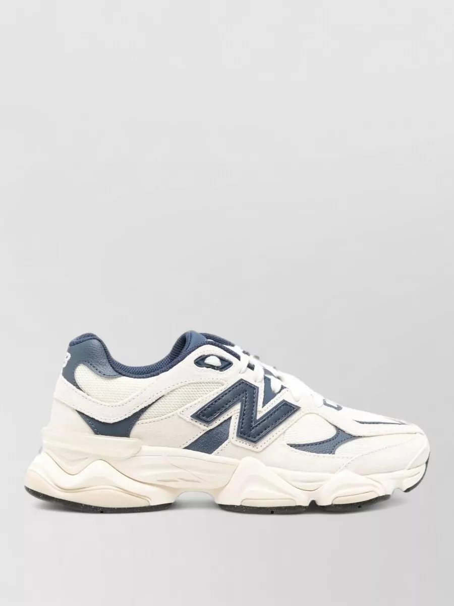 New Balance Calf Leather Panelled Low-Top Sneakers