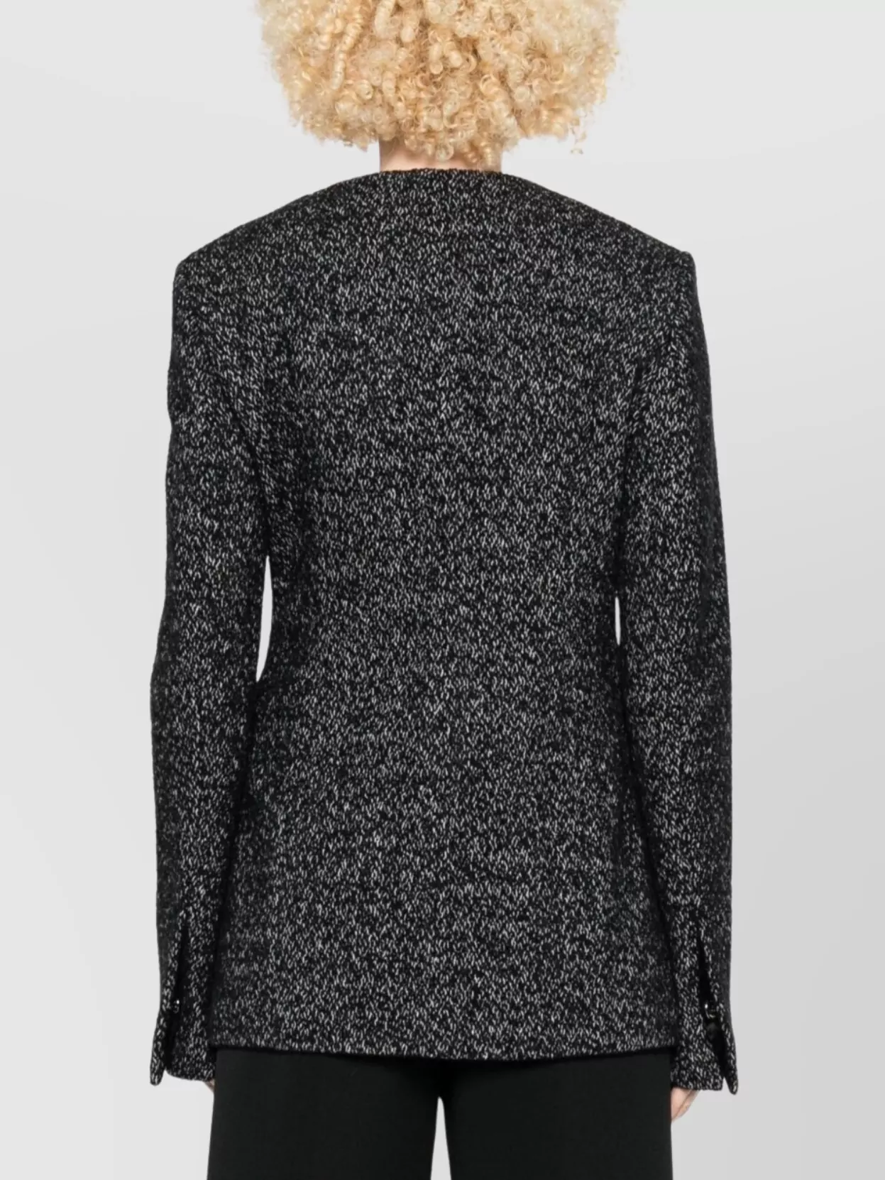 Totême Structured Wool Blazer Featuring Welt Pockets In Black