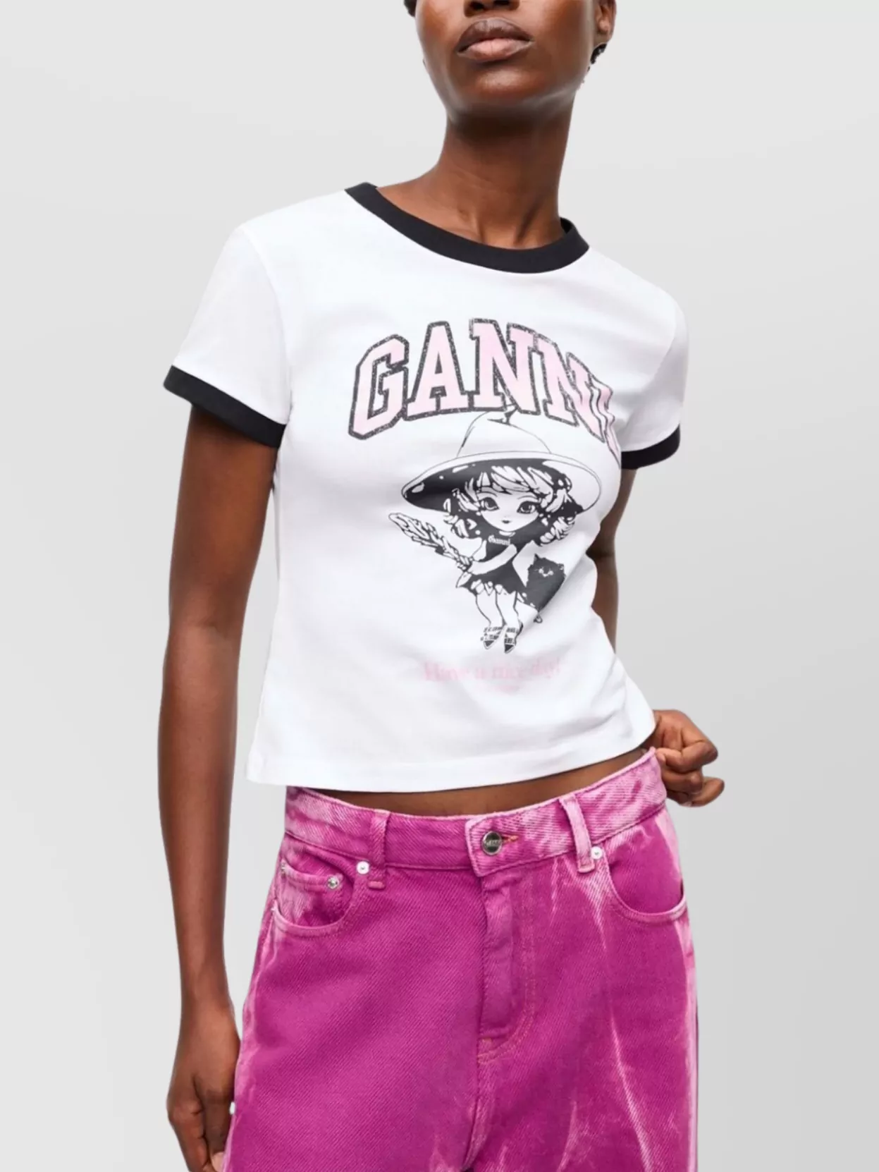 Ganni Witch Organic Cotton T-Shirt