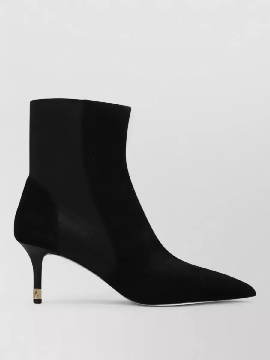 Furla suede pointed-toe kitten-heel ankle boots