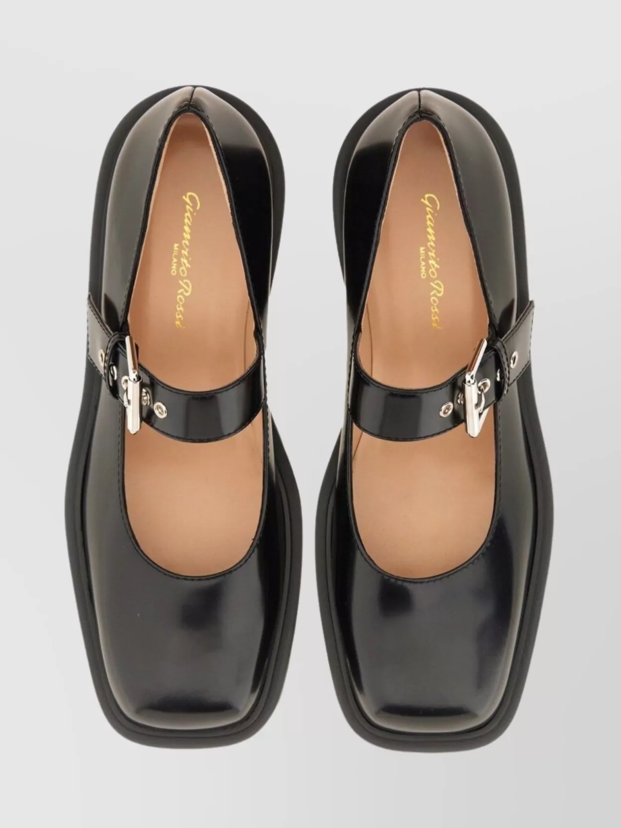 GIANVITO ROSSI CHUNKY HEEL LACE-UP SQUARE TOE SANDAL