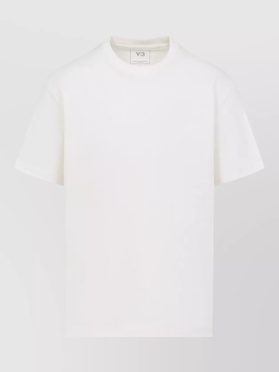 Y3 Regular Fit Crew Neck Short Sleeve T-Shirt