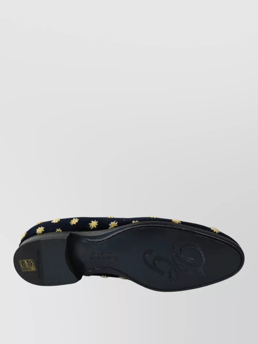 Dolce&Gabbana Velvet Embellished Slippers
