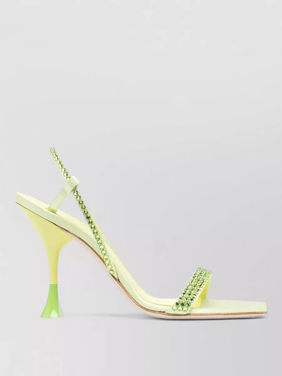 3Juin Crystal-Embellished Slingback Sandals