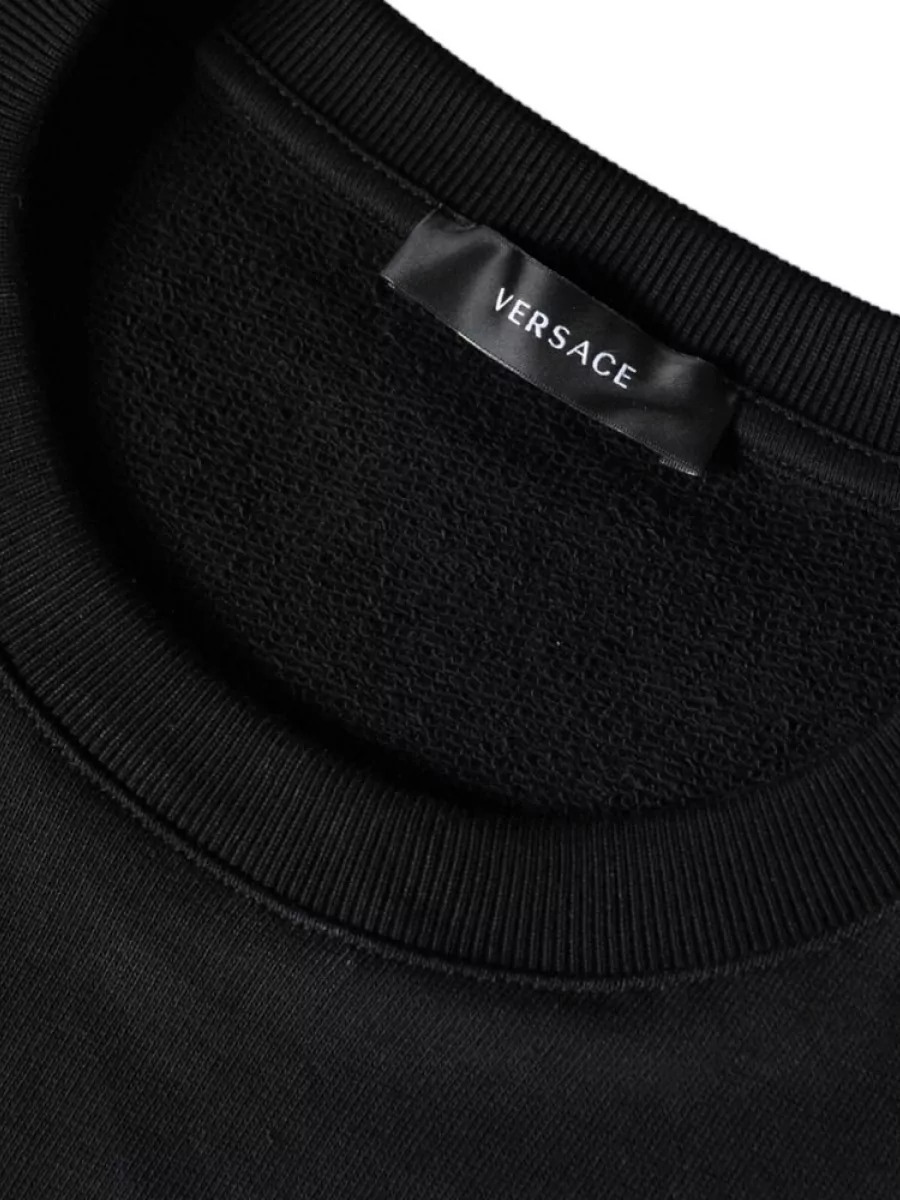 Versace Cotton Regular-Fit Crew-Neck Sweatshirt