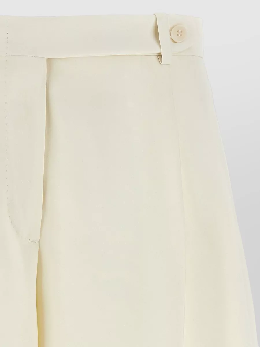 Brioni Silk Pleated Tailored Shorts