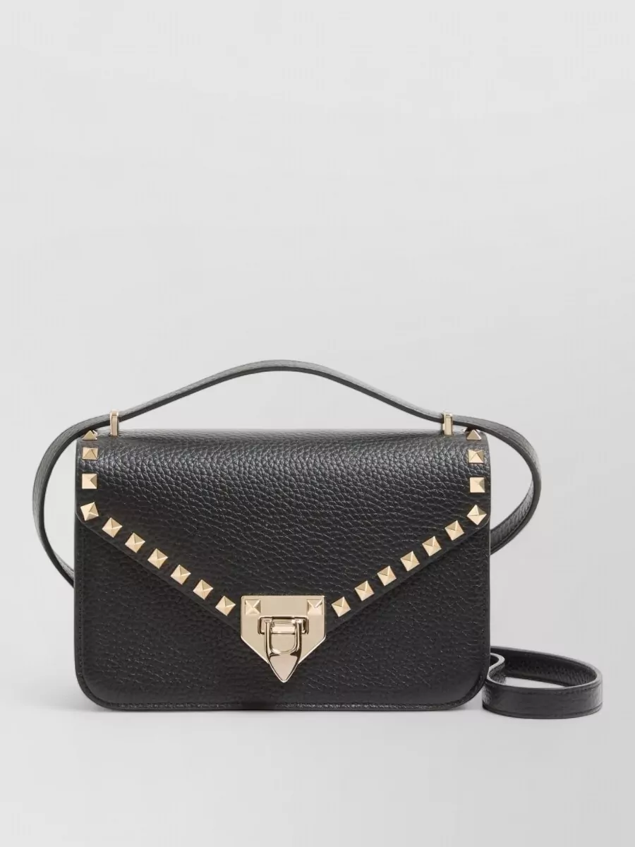 Valentino Garavani rockstud spike small leather shoulder bag