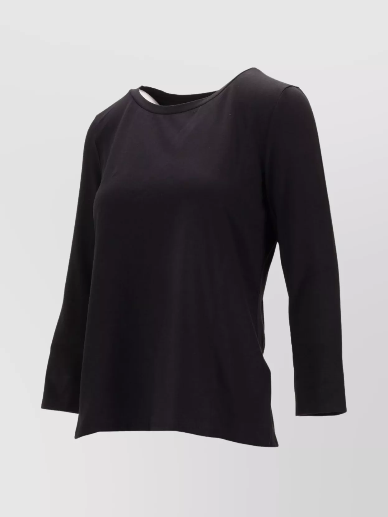 Max Mara Durata Long Sleeve Round Neck Top