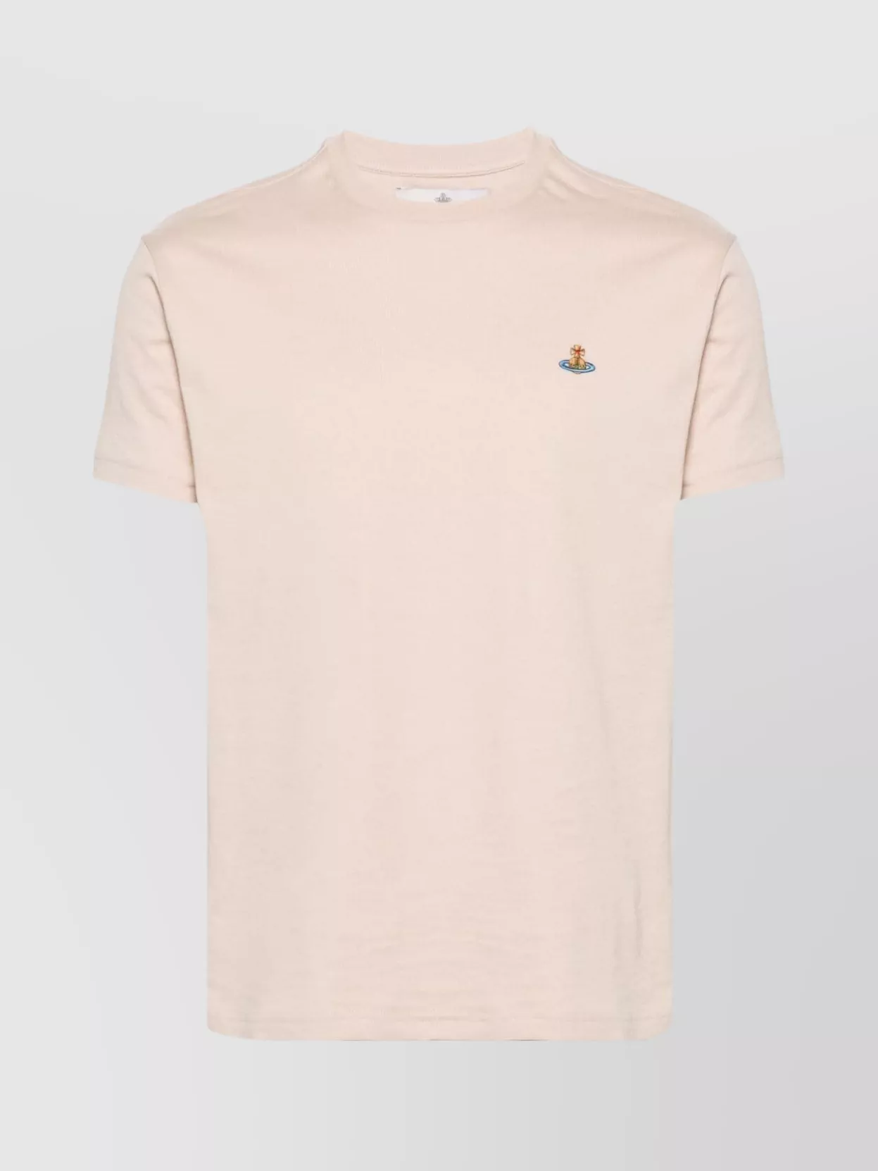 Vivienne Westwood Cotton Crew Neck T-Shirt With Embroidered Logo