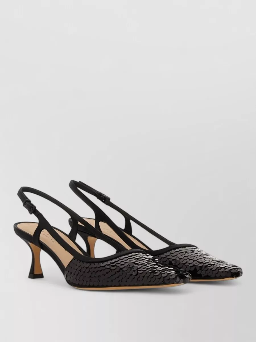 Roberto Festa Silk Slingback Pumps