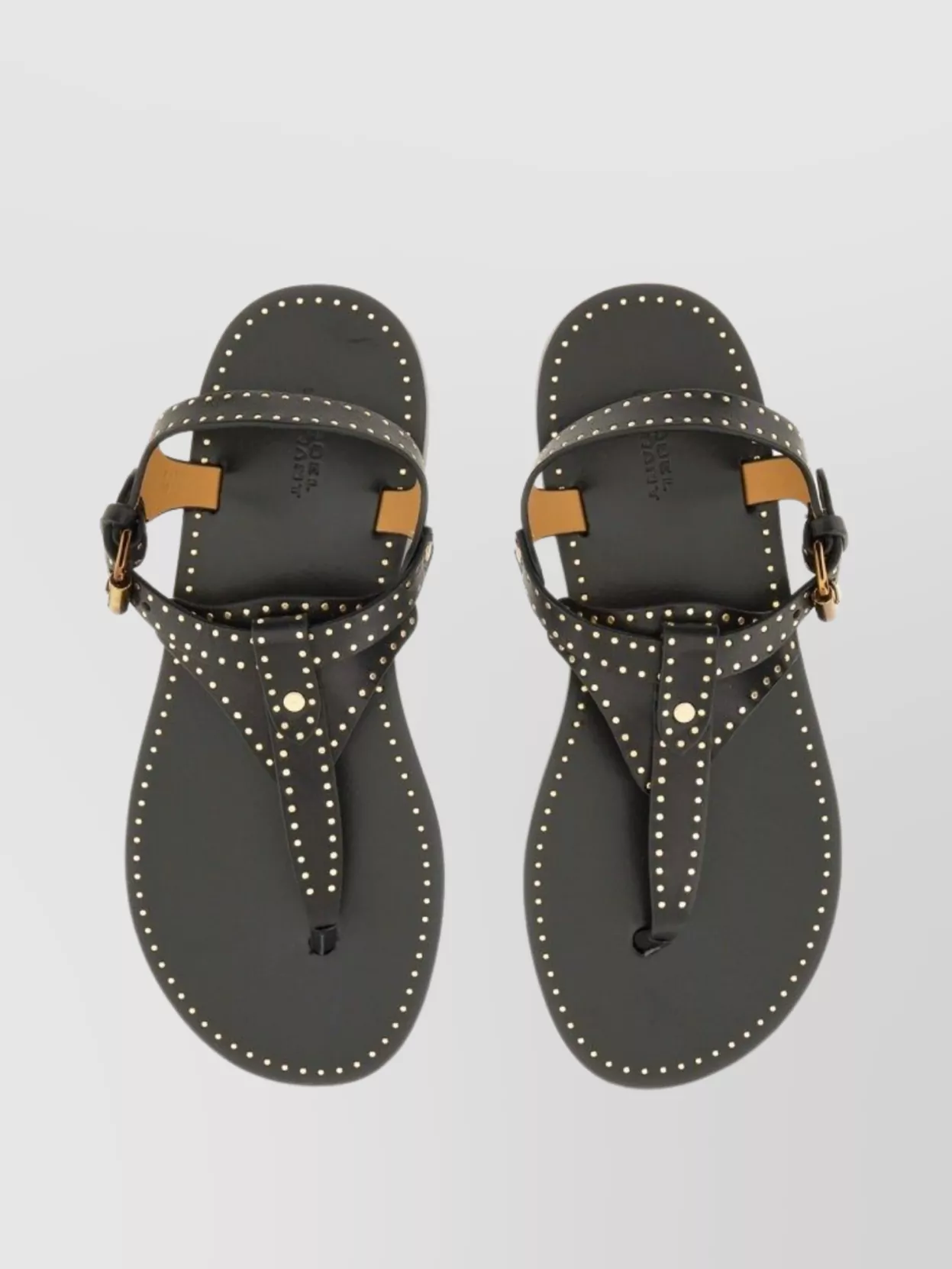 Isabel Marant "Joony" Flat Sole Studded Thong Sandals