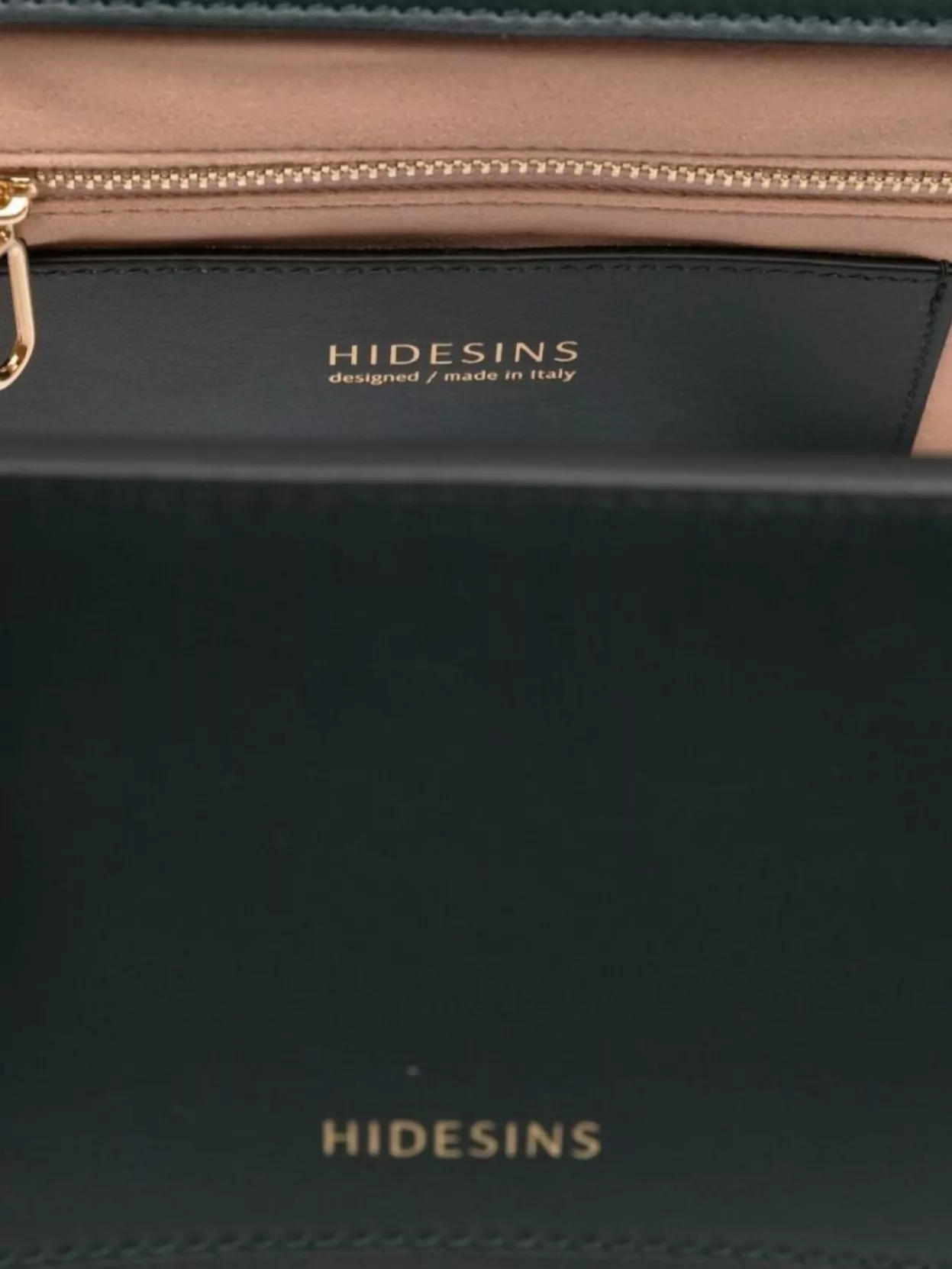 Hidesins Medium Leather Tote Bag Flap