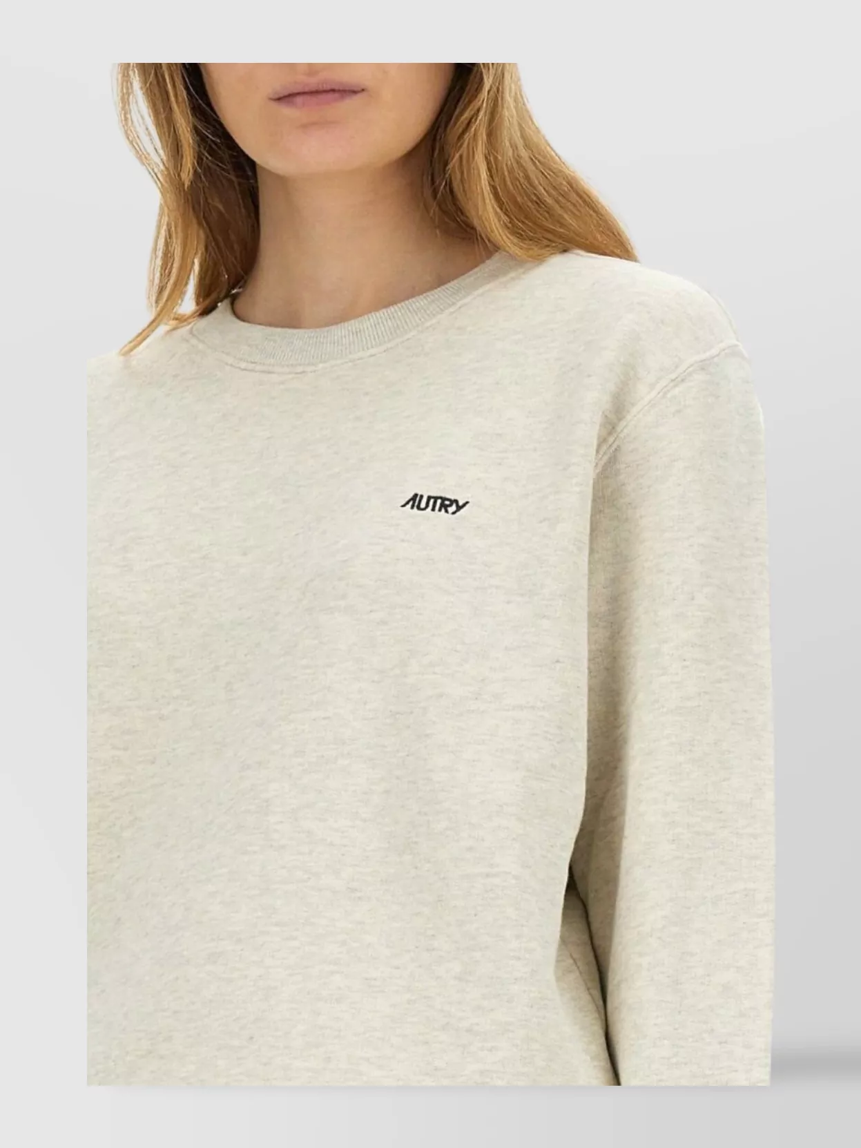 Autry Logo Embroidered Crew Neck Sweatshirt