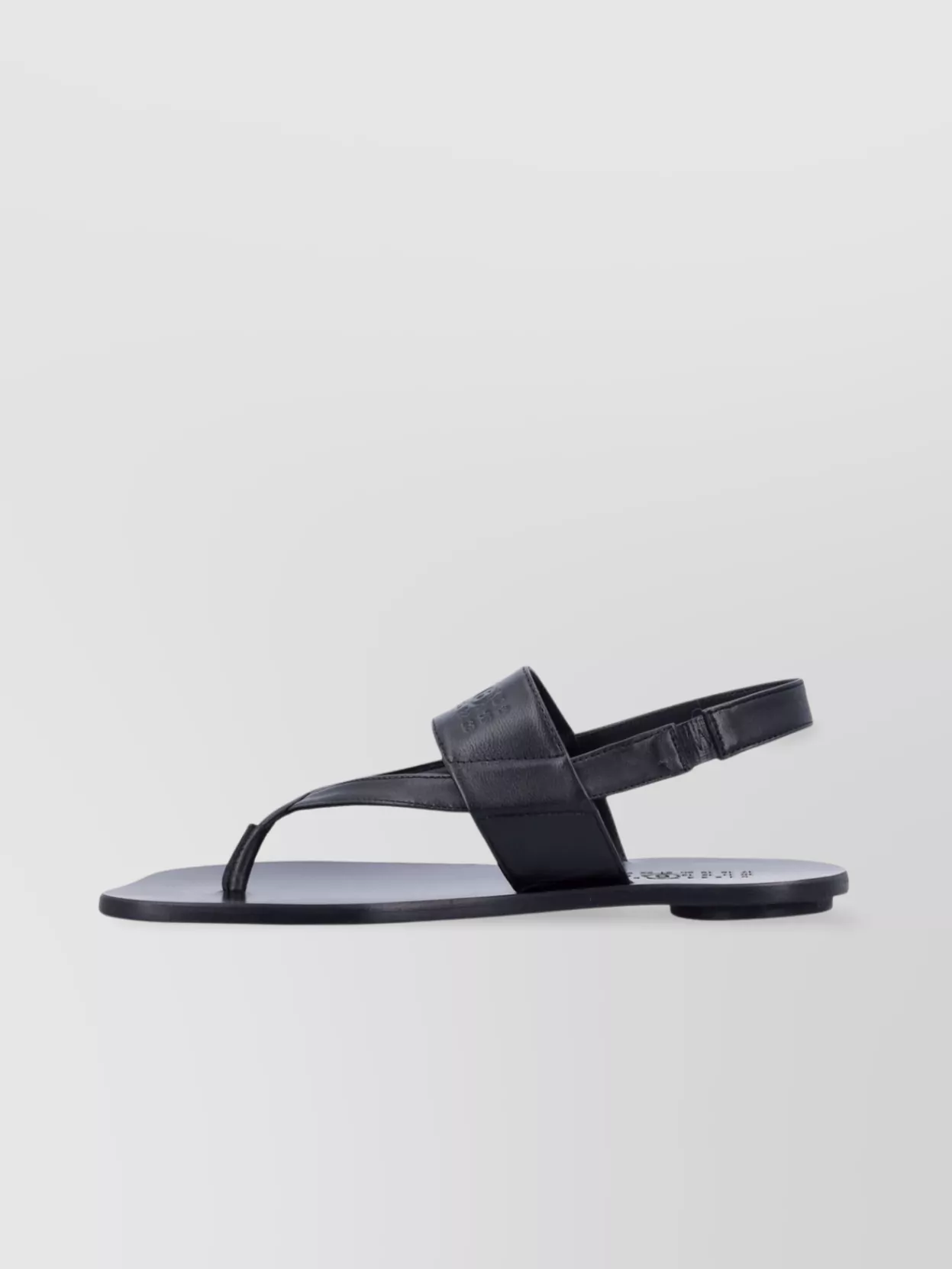 Shop Mm6 Maison Margiela Flat Sole Open Toe Strappy Sandals