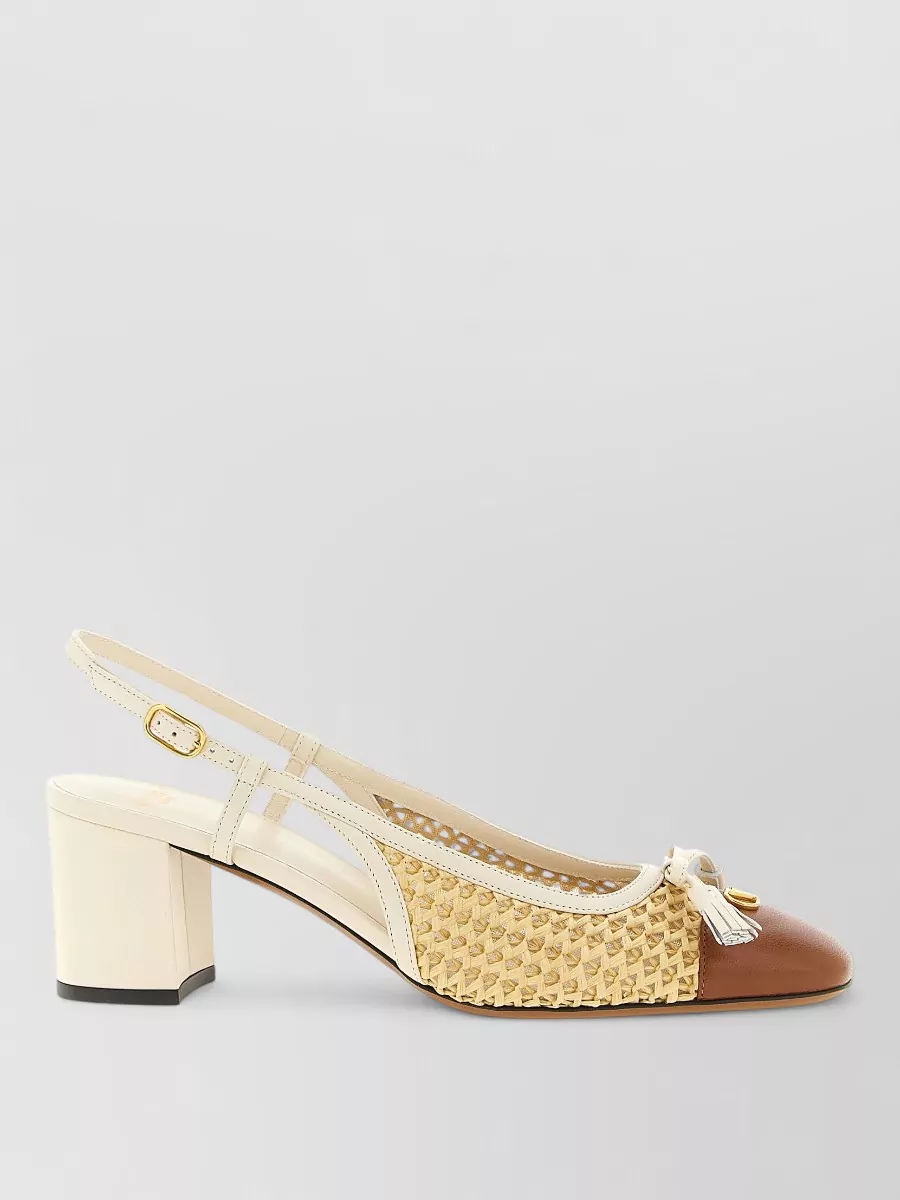 Valentino Garavani Leather slingback sandals