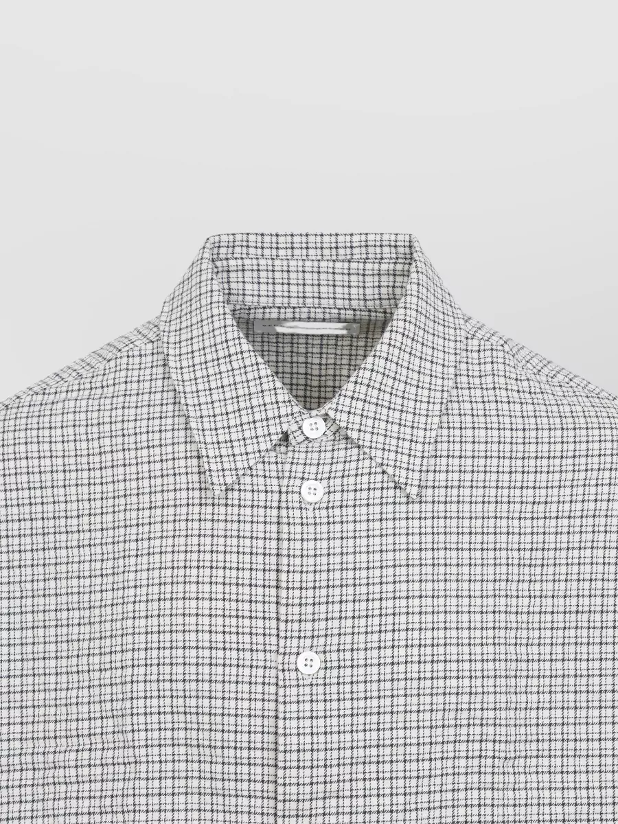 Studio Nicholson Checked Long-Sleeve Shirt