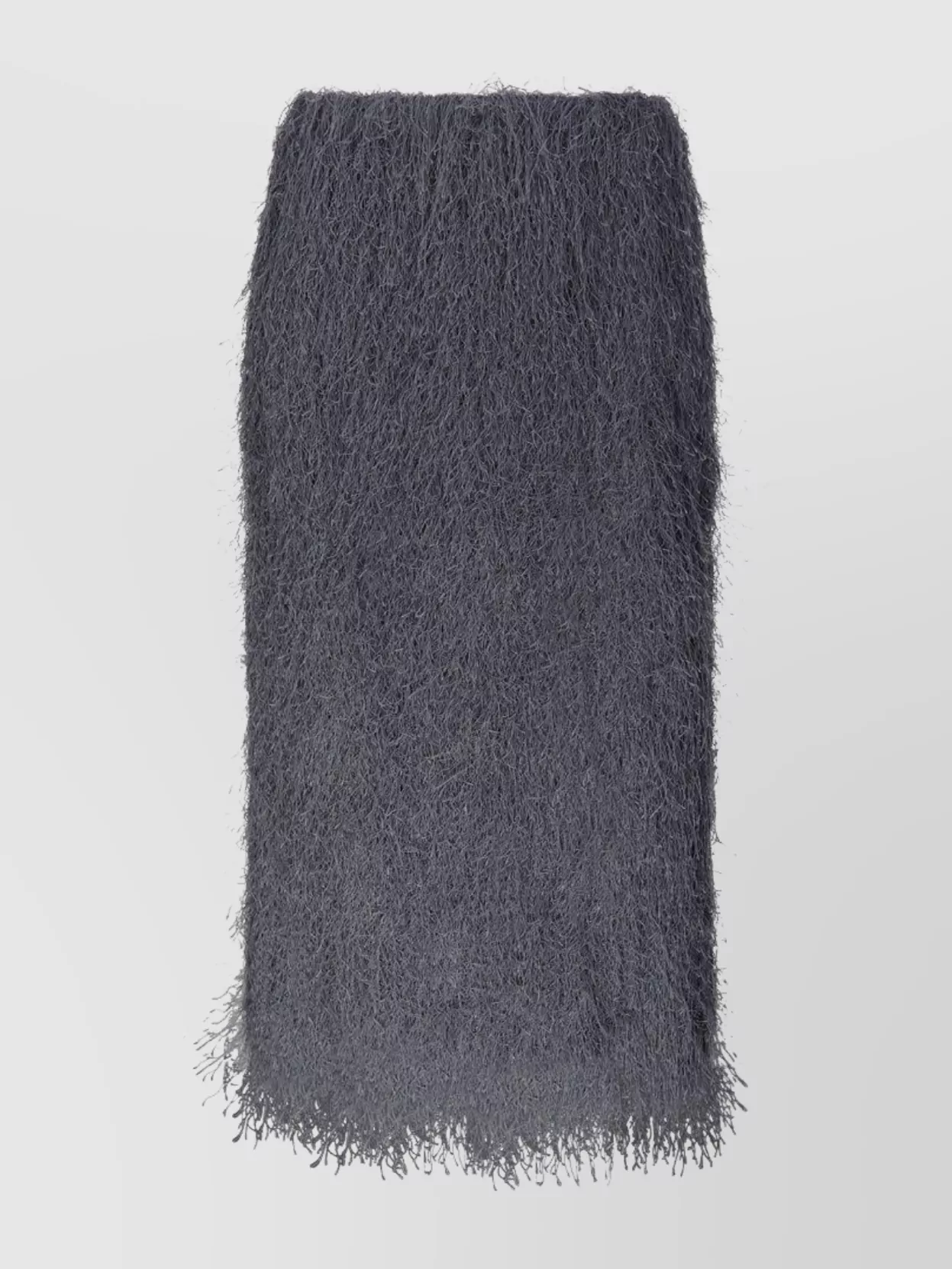 Dries Van Noten Textured Knee-Length Skirt Elastic Waistband