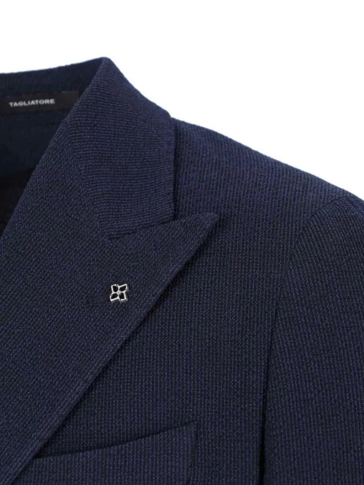 Shop Tagliatore Tailored Jacket With Back Vent And Front Pockets