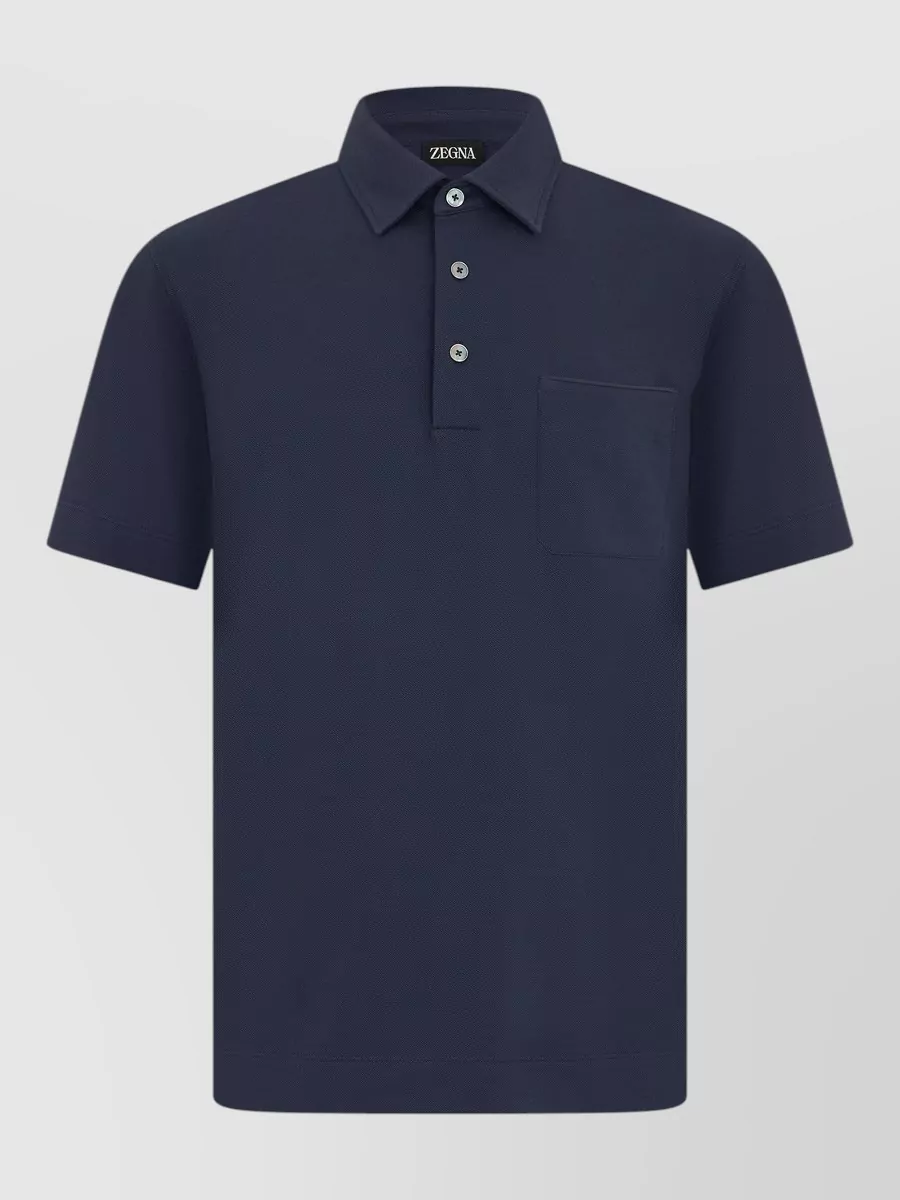 Zegna short-sleeve polo shirt