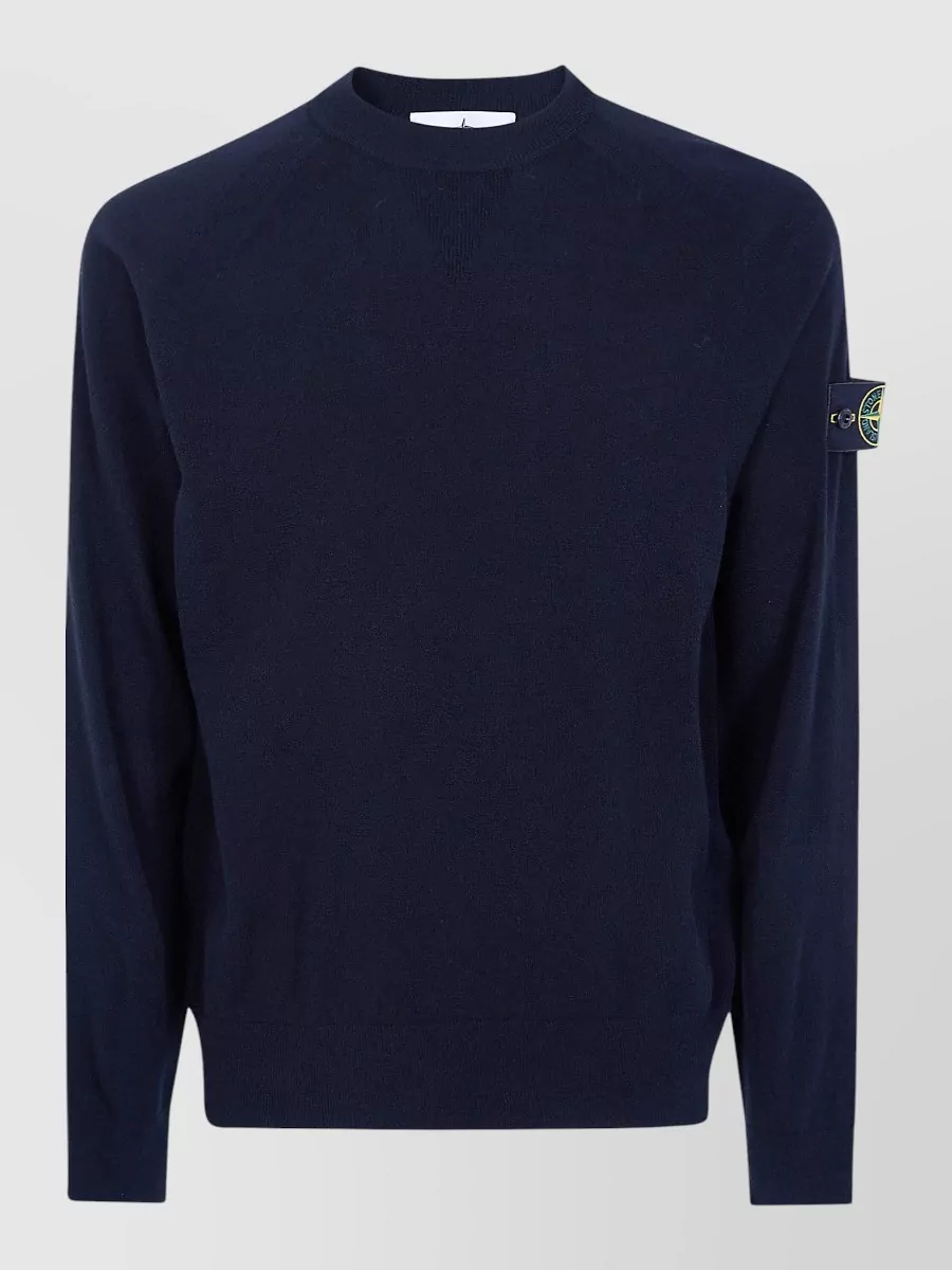 Stone Island virgin wool round neck sweater
