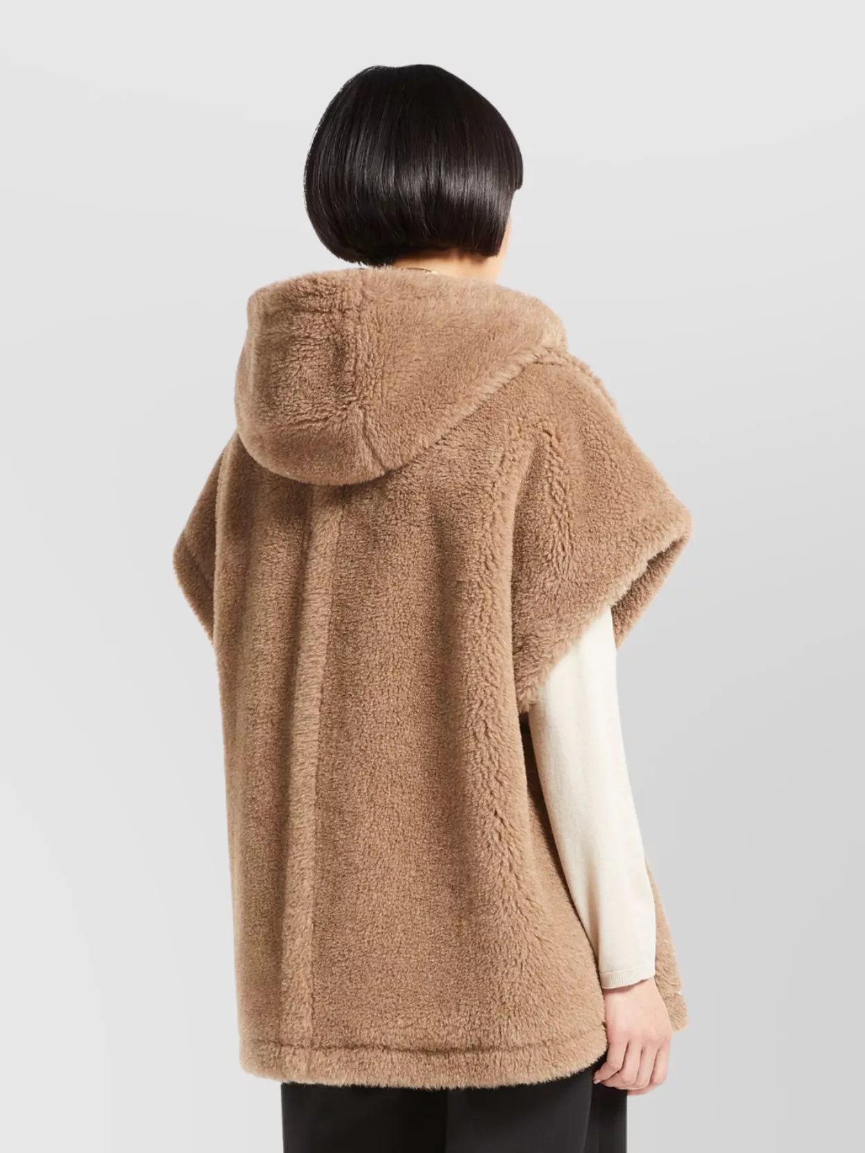 Max Mara Alpaca And Wool Silk Belted Jacket