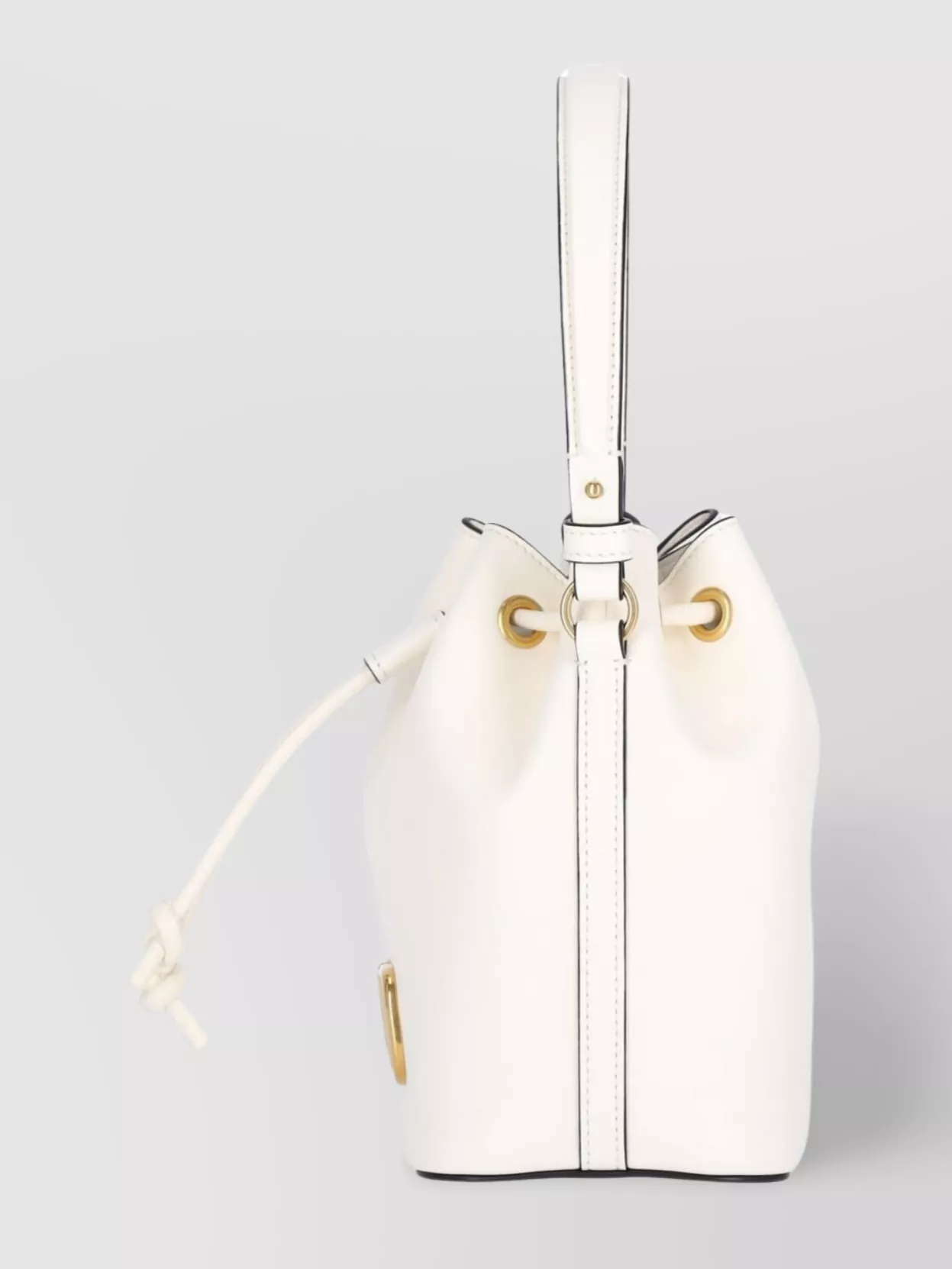 Valentino Bucket Bag With Top Handle And Adjustable Strap