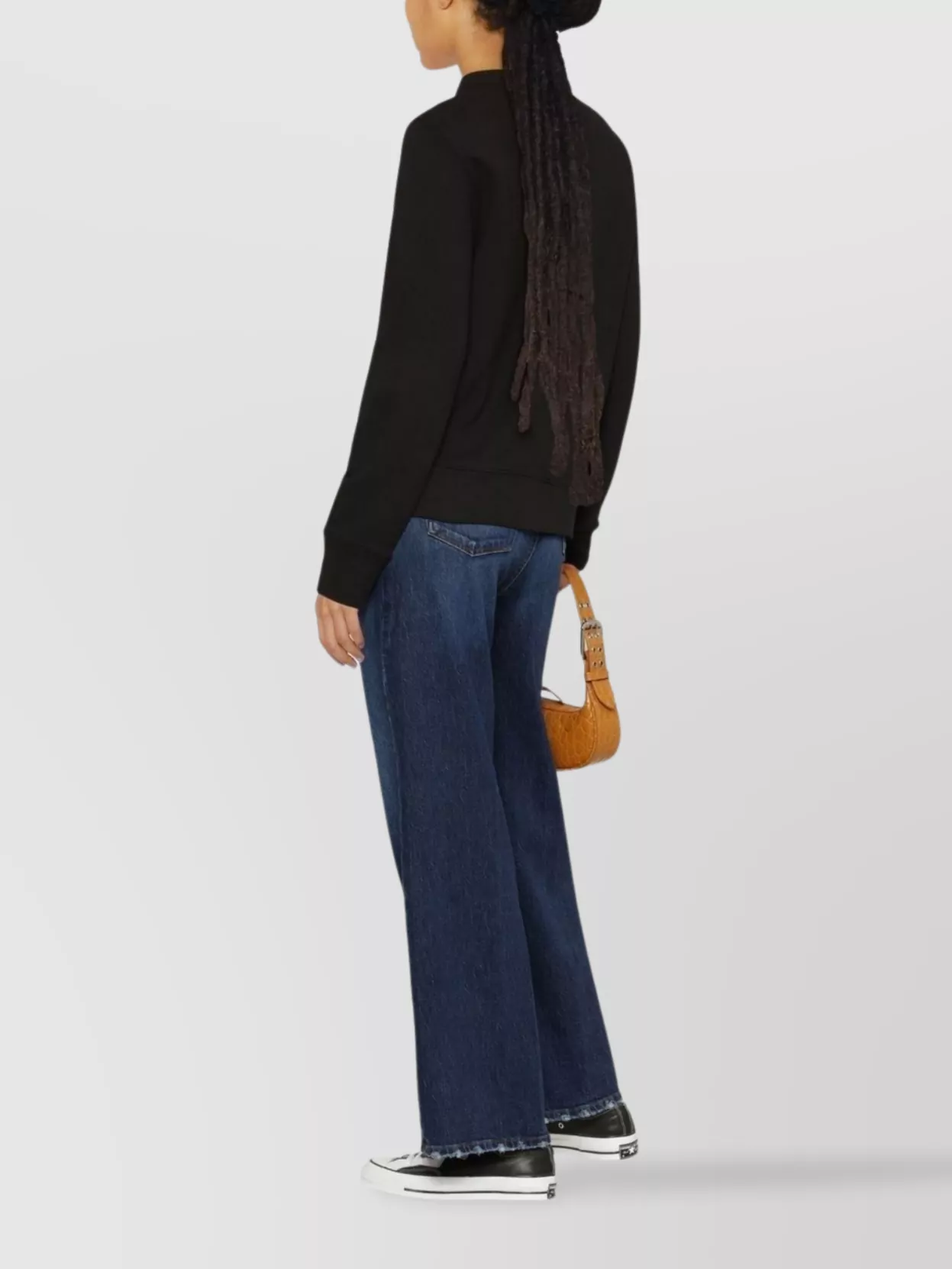Golden Goose Ribbed Cotton Logo Sweatshirt