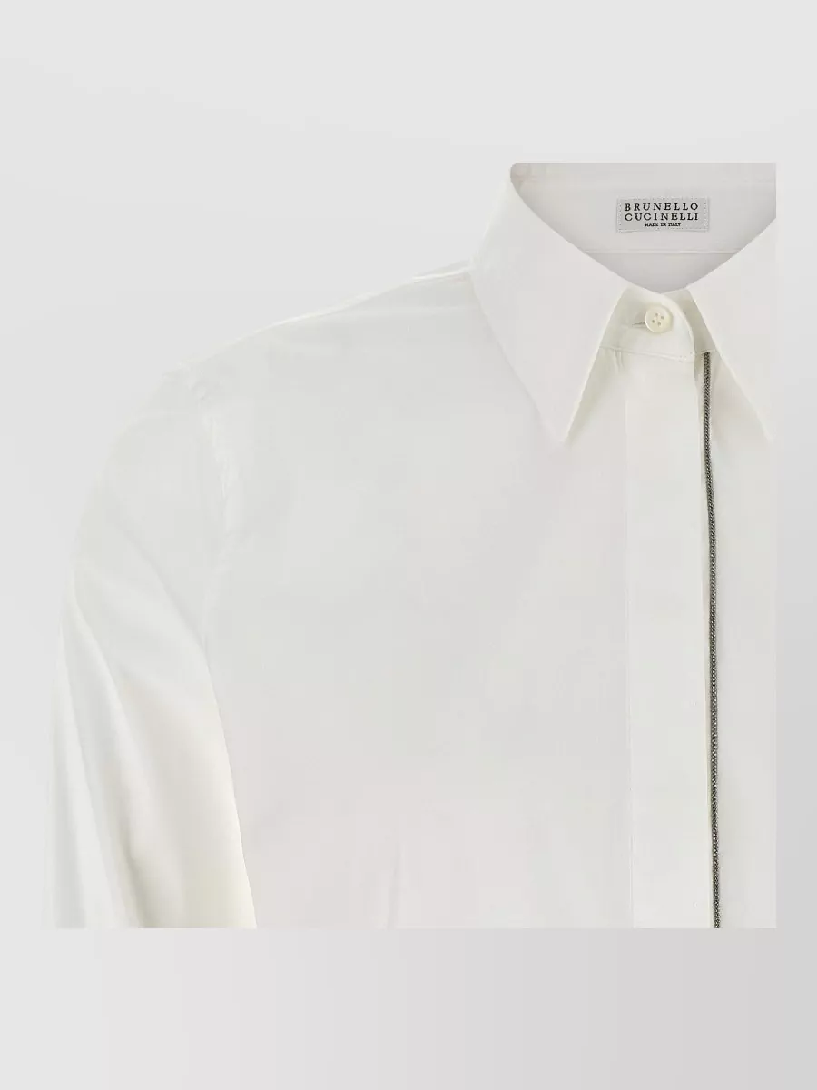 Brunello Cucinelli Stretch Poplin Shirt